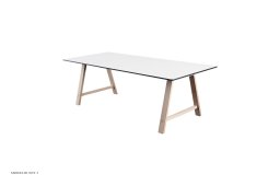 T1 spisebord, Hvid laminat, Eg hvidpig. mat lak | Andersen Furniture