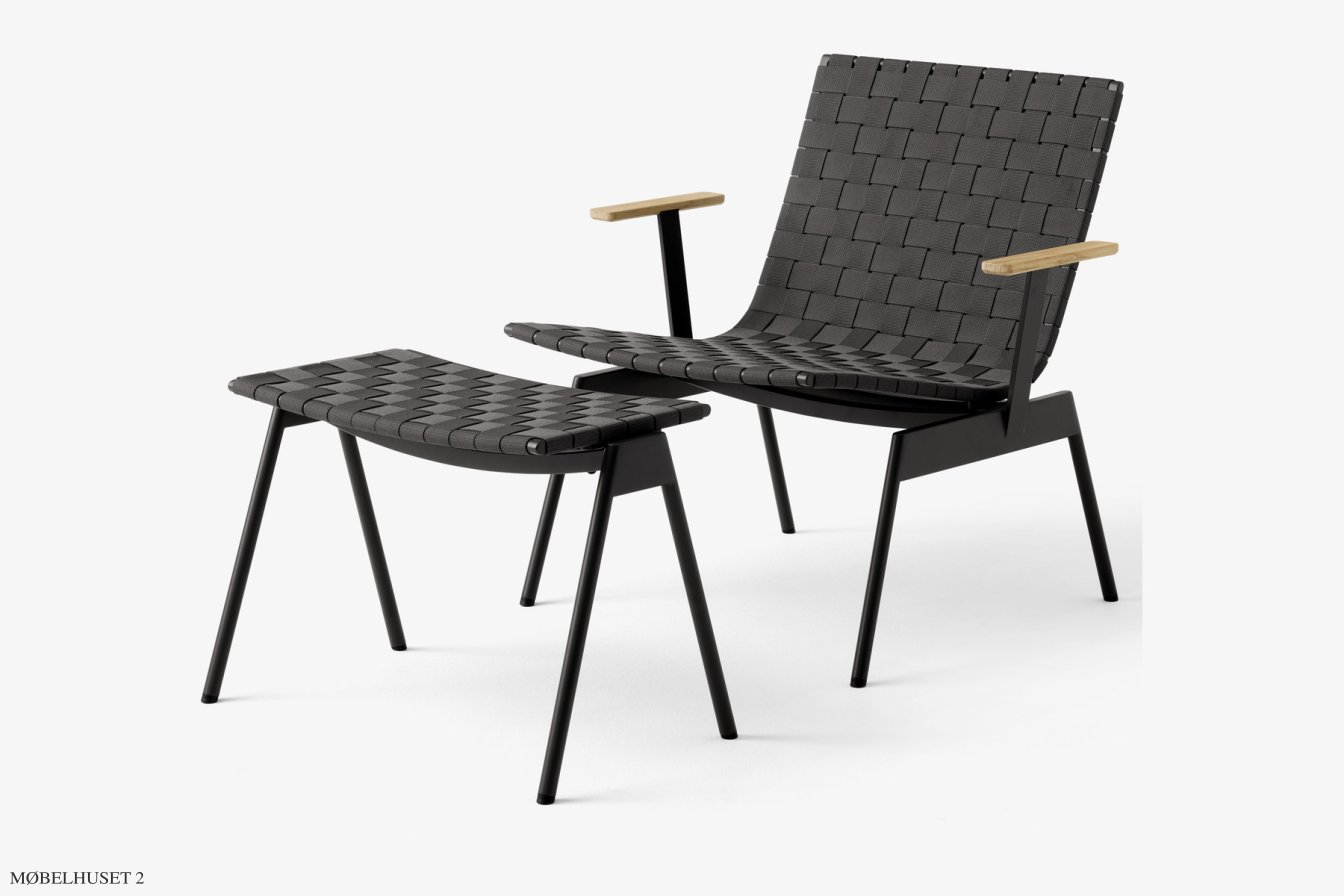 Ville AV46 Fu�hocker, Warm Black | &Tradition