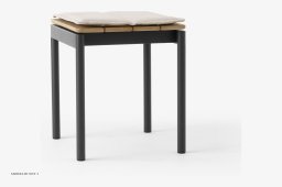 Ville AV47 Hocker, Warm Black | &Tradition