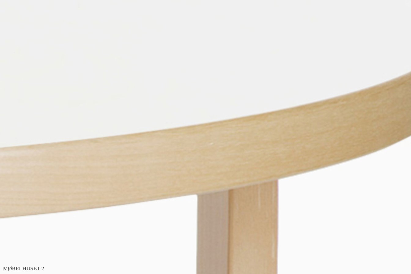 Aalto Table round Tisch, Wei�es HPL | Artek