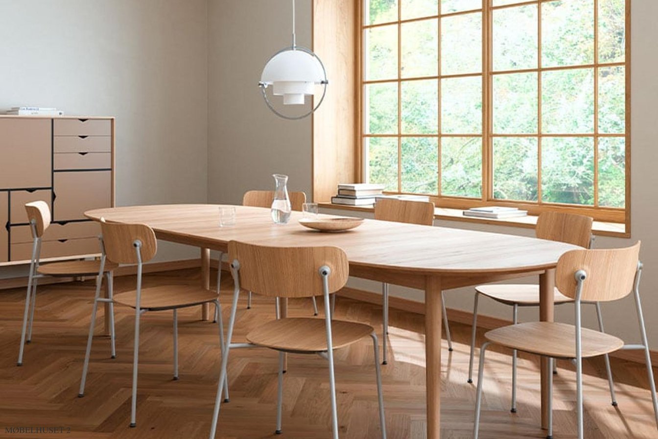 Andersen Classic 255XL Udtr�ksbord, Eiche wei� ge�lt | Andersen Furniture