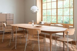 Andersen Classic 255XL Udtr�ksbord, Eiche wei� ge�lt | Andersen Furniture