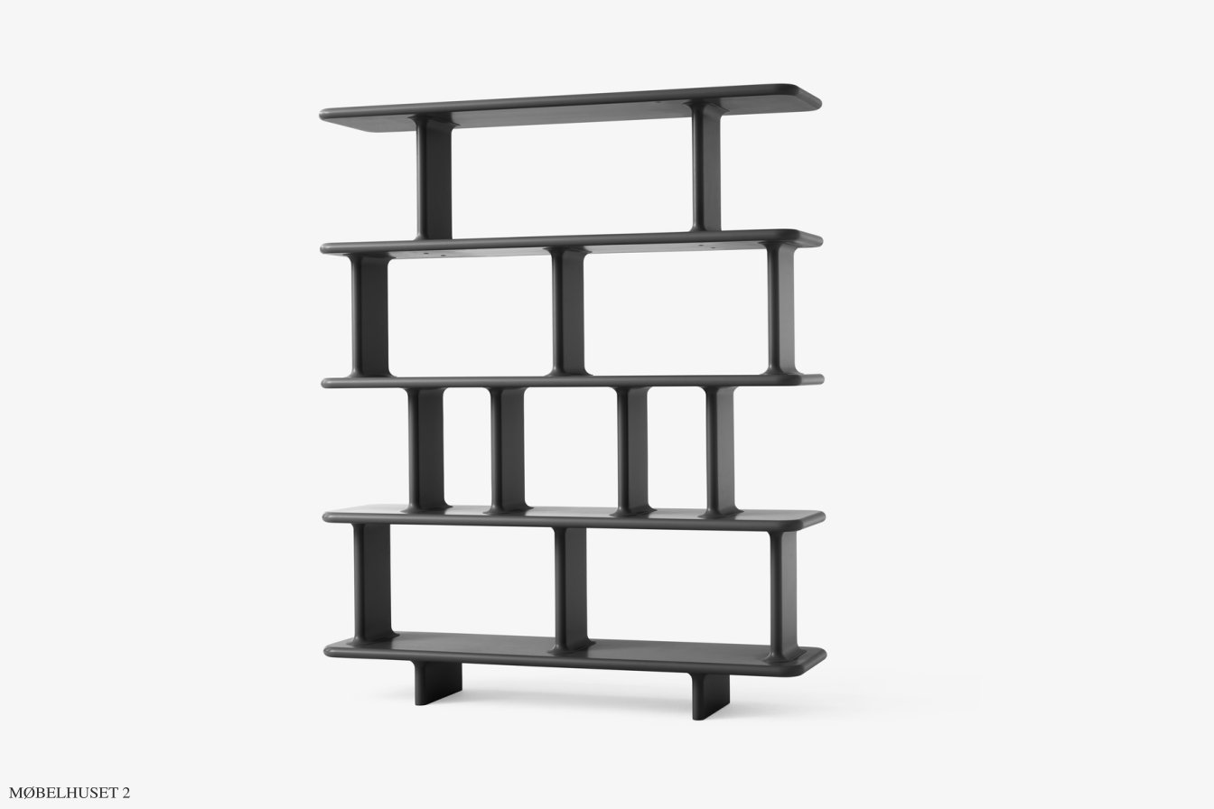 Archivo JH45 reol, Black Grey | &Tradition