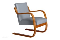 Armchair 402 Sessel, Honig gebeizt | Stoff Tonus | Artek