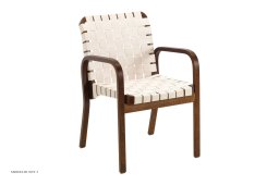 Armchair 45 armstol, Birk Valn�d bejdse | Flet, natural-white | Artek