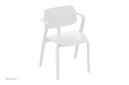 Aslak Chair spisebordsstol, Hvid | Artek