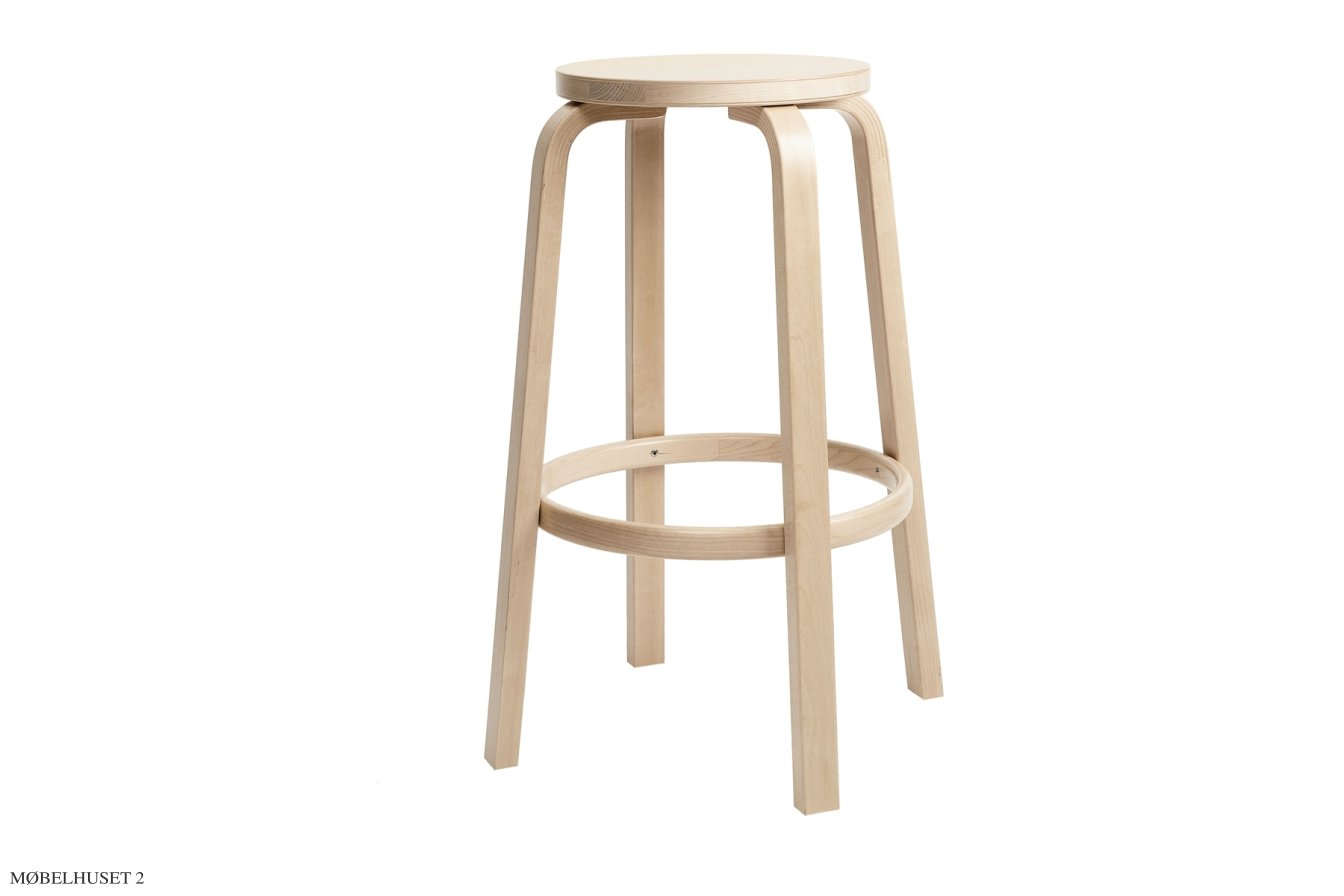 Bar Stool 64 | Natur, �54,5 x H75 cm | Artek