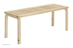 Bench 153A | Lamel top, Vild birk | Artek