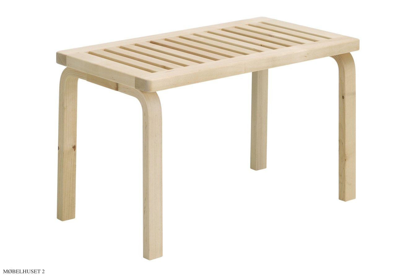 Bench 153B | Lamel top, Vild birk | Artek