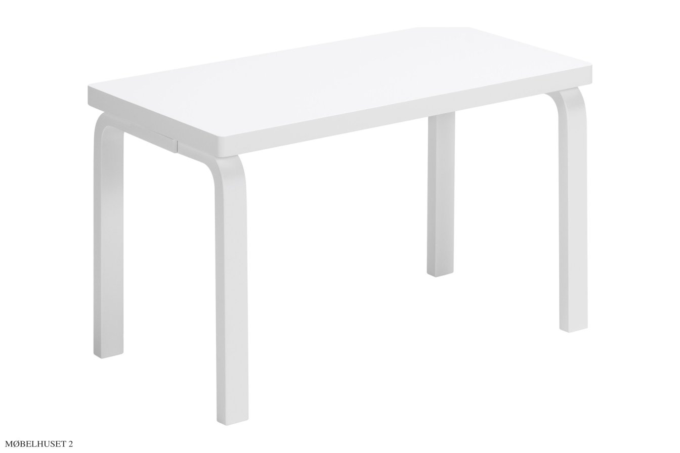 Bench 153B | Solid top, Hvidlakeret birk | Artek
