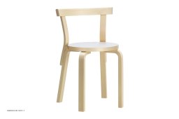 Chair 68 Esszimmerstuhl, Birke/wei�es HPL | Artek