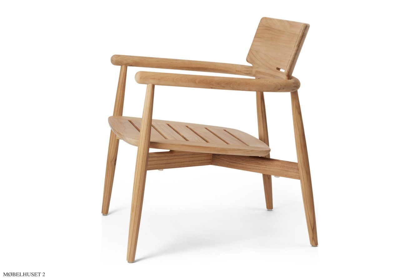 E018 Embrace Outdoor l�nestol, Uden hynde (billede 2) | Carl Hansen & S�n