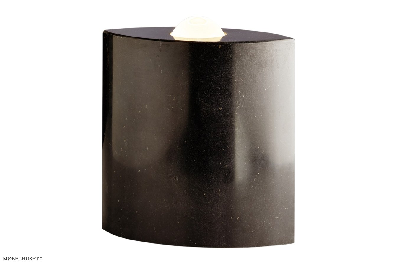 Egyptian Eye EE 86 gulvlampe, Sort marmor, poleret | Tecnolumen