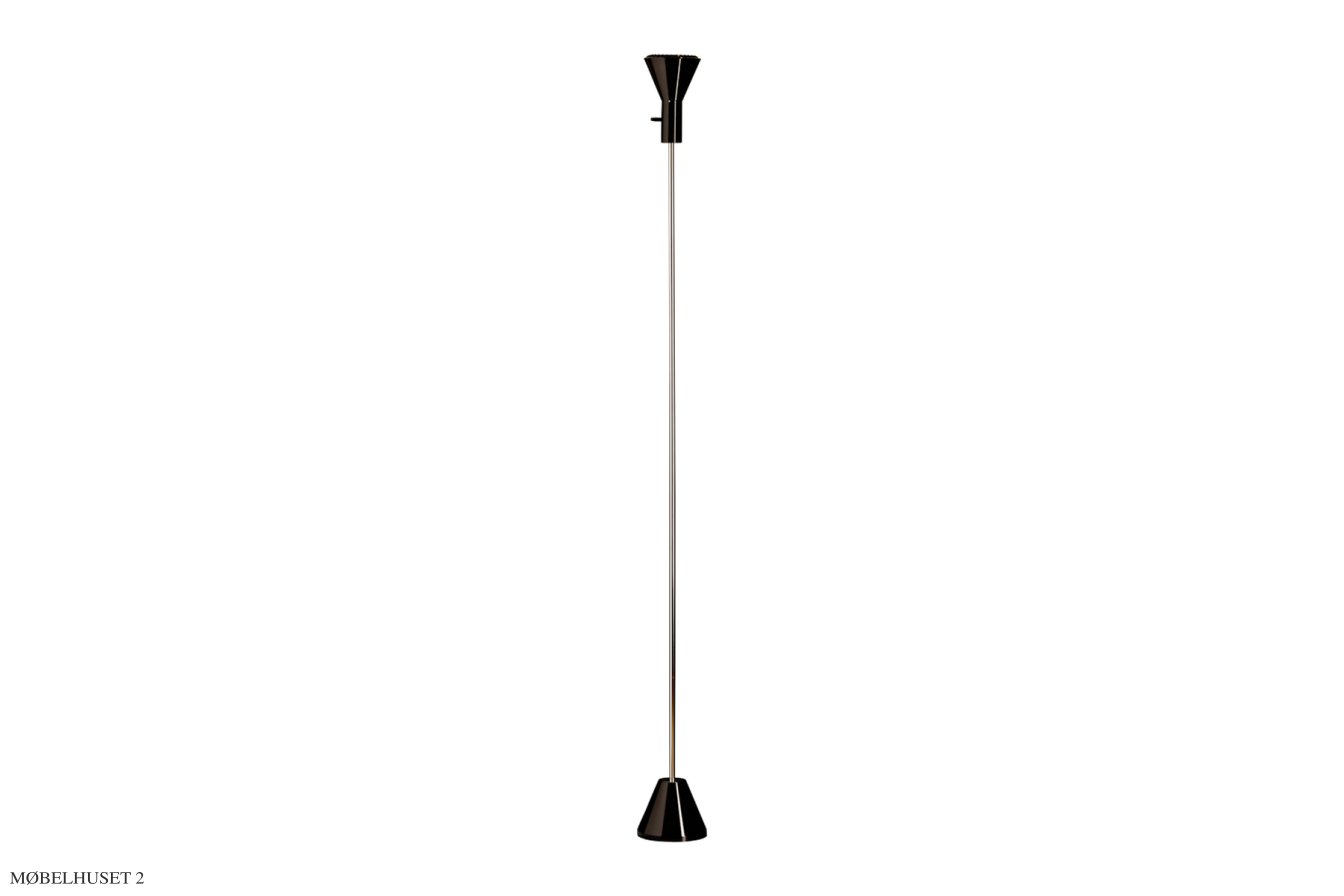 Eiermann ES 57 gulvlampe, Sort | Tecnolumen