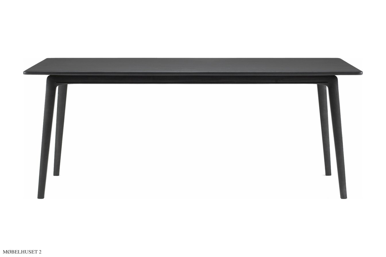 Elegance Bord, 180 x 85 cm, Esche schwarz lackiert | Bernstorffsminde