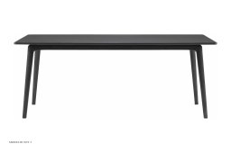 Elegance Bord, 180 x 85 cm, Esche schwarz lackiert | Bernstorffsminde