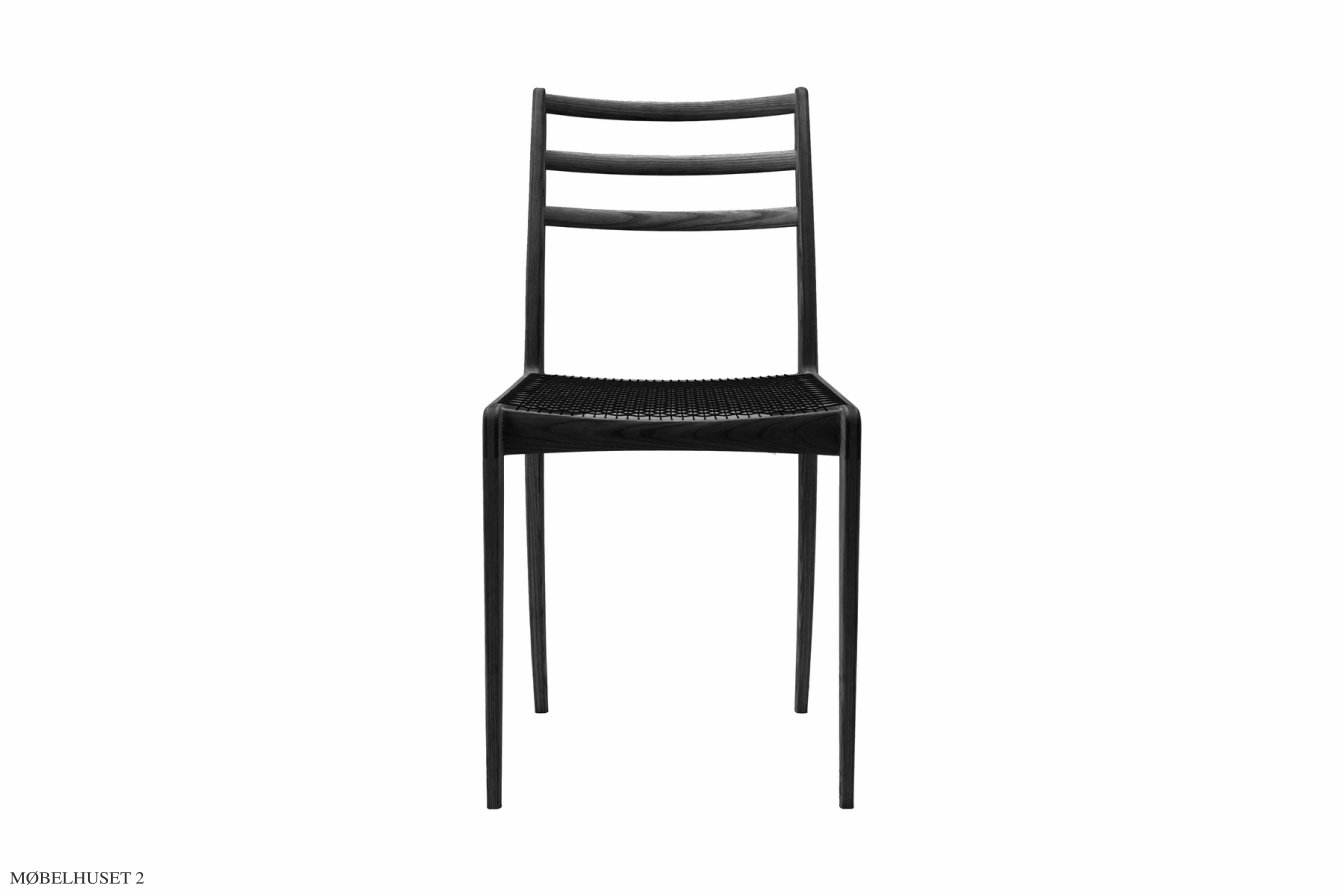 Elegance Stol, Esche schwarz lackiert | Bernstorffsminde