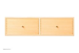 ATBO Entr�reol med skuffer 18 x 70, Ask klar olie