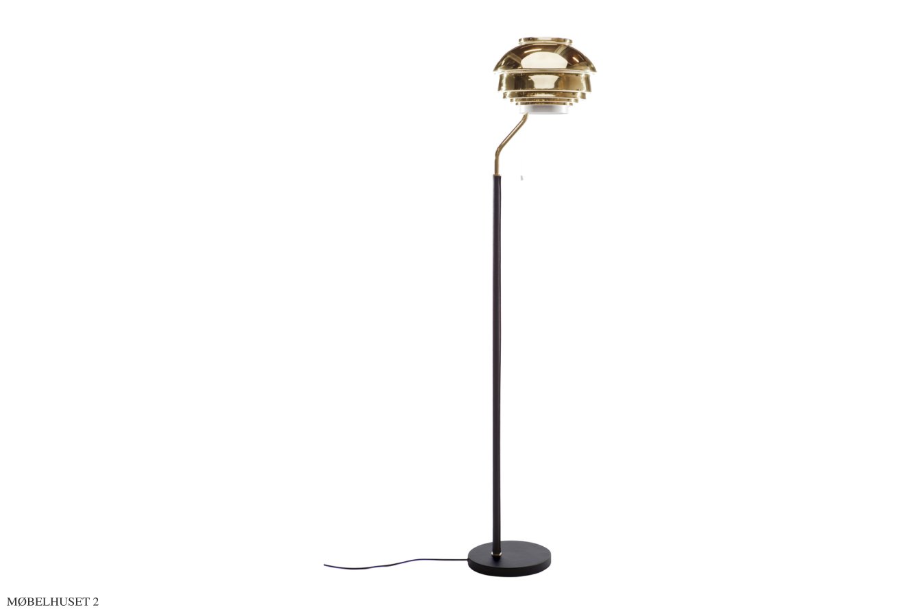 Floor Light A808, Messingsk�rm | Artek