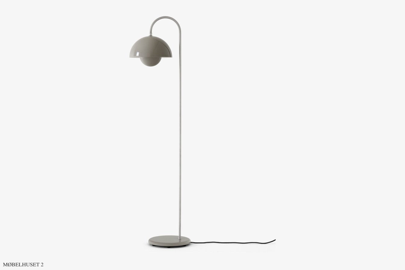 Flowerpot VP12 Stehleuchte, Grey Beige | &Tradition