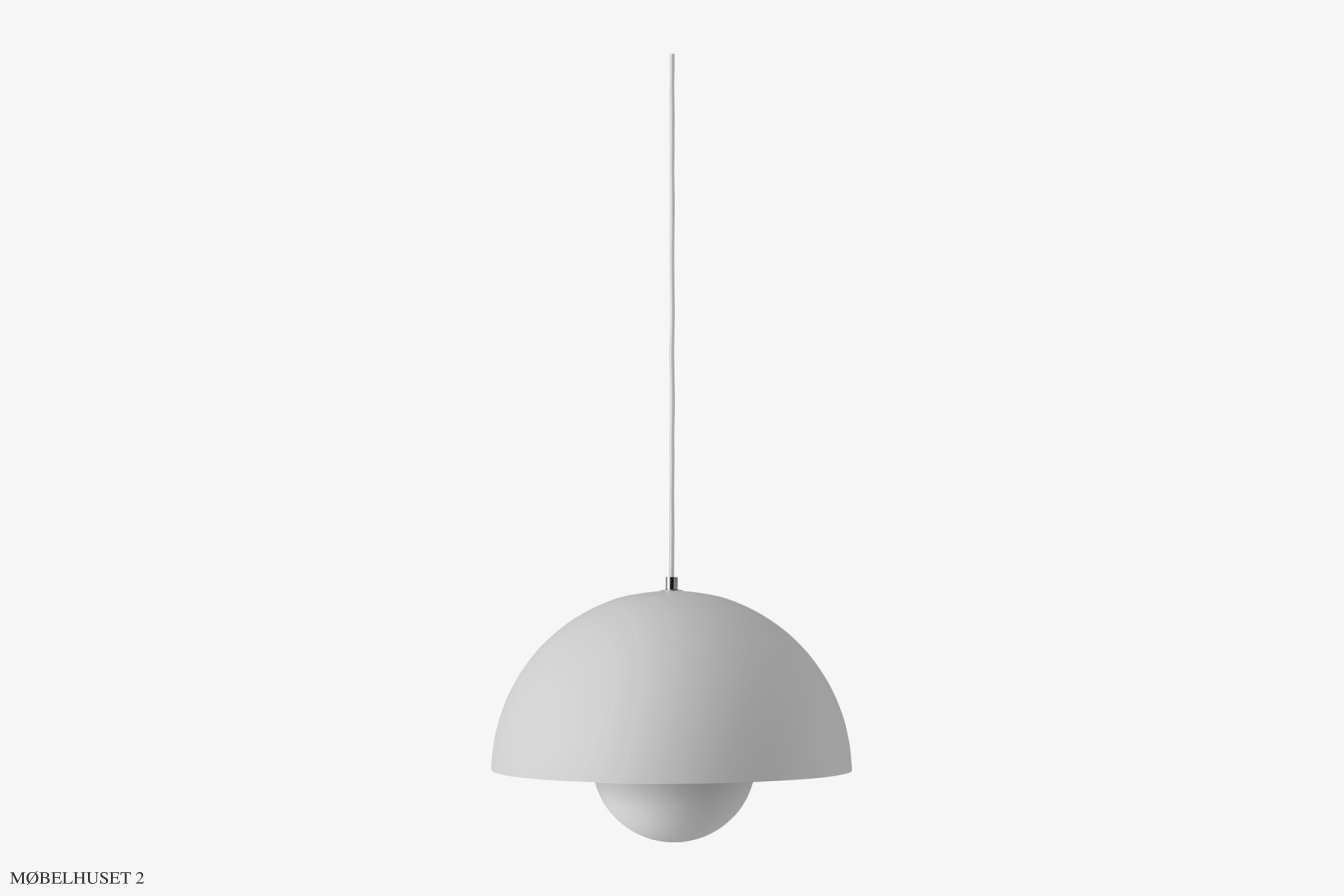 Flowerpot VP7 pendel, Matt Light Grey | &Tradition