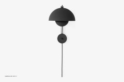 Flowerpot VP8 Wandleuchte, Matt Black | &Tradition