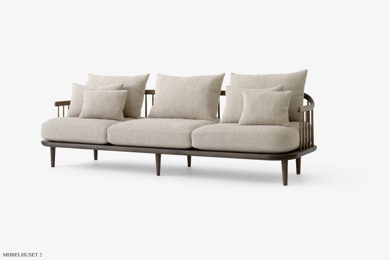 Fly SC12 Sofa, Eiche ger�uchert ge�lt, Karakorum 003 | &Tradition