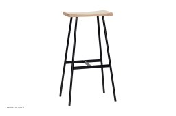 HC2 Barstol, H79 cm, Eiche wei� pigmentiert matt lackiert | Andersen Furniture