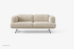 Inland AV22 Sofa, Warm Black, Clay 0011 | &Tradition