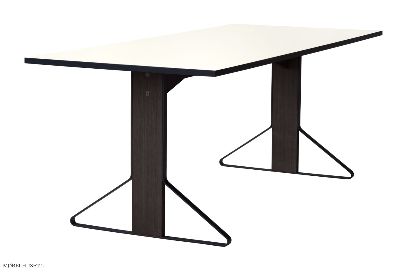 Kaari Table REB 001 Tisch, Wei� HPL/schwarz lackiert Eiche | Artek