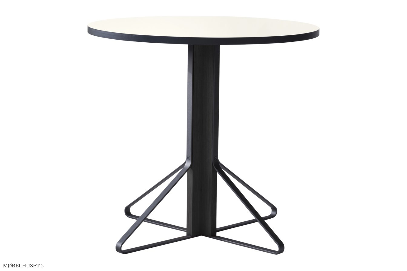 Kaari Table REB 003 Tisch, Wei� HPL/schwarz lackiert Eiche | Artek