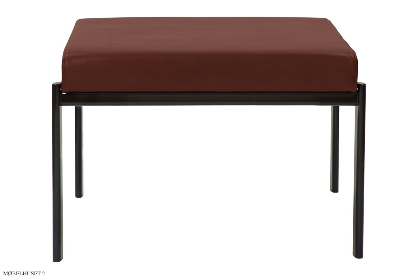 Kiki Bench Bank, 1 Sitzer/Leder Elegance indian red | Artek