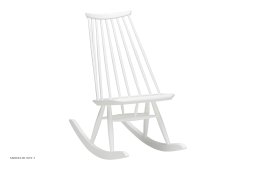 Mademoiselle Rocking Chair Schaukelstuhl, Wei� lackiert | Artek