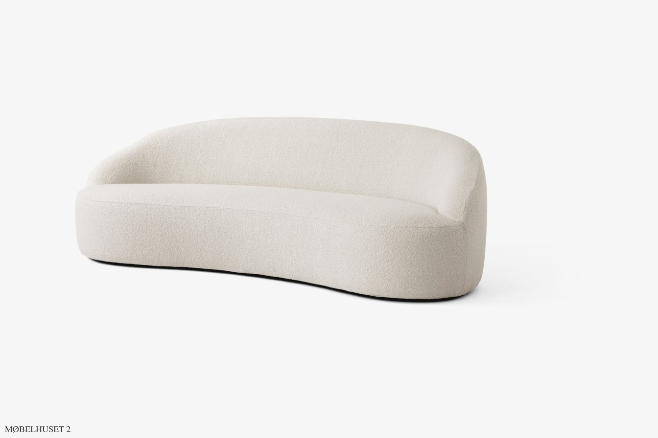 Margas LC4 Sofa, Schwarz, Karakorum 001 | &Tradition