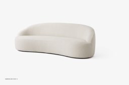 Margas LC4 Sofa, Schwarz, Karakorum 001 | &Tradition