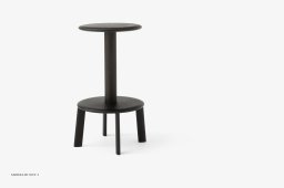 Massif AV39 & AV40 Hocker, AV39 - Thekenhocker, Dark Stained Oak & Warm Black | &Tradition