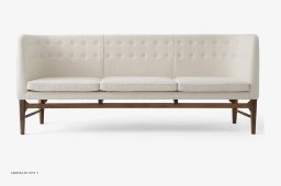 Mayor AJ5 Sofa, Walnuss ge�lt, Karakorum 001 | &Tradition