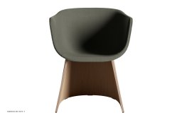 Monolit Armlehnstuhl CM220V mit Furnierbasis | Fritz Hansen