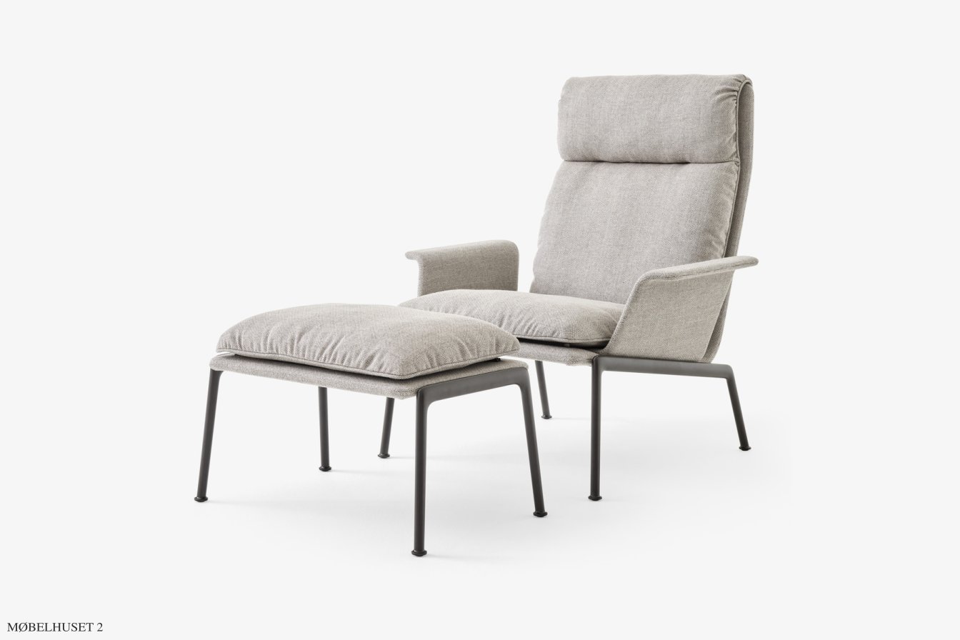 Muno LN20 Bank, Warm Black, Re-Wool 0128 | &Tradition