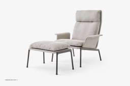 Muno LN20 Bank, Warm Black, Re-Wool 0128 | &Tradition