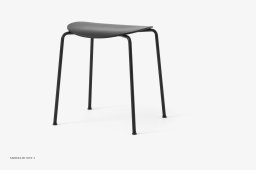 Pavilion AV36, AV37 & AV38 Hocker, AV36 - Hocker (H49), Eiche schwarz lackiert | &Tradition