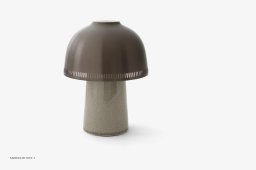 Raku SH8 kabellose Leuchte, Beige Grey & Bronzed | &Tradition