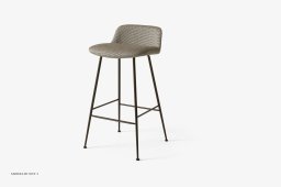 Rely HW83 Thekenhocker gepolstert, Bronziert, Fuse 0351 | &Tradition