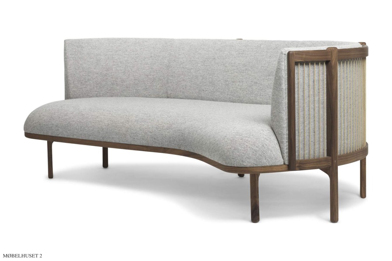 RF1903 Sideways Sofa, Walnuss ge�lt, Hallingdal, Hallingdal 116, Rechts (Bild 2) | Carl Hansen & S�n