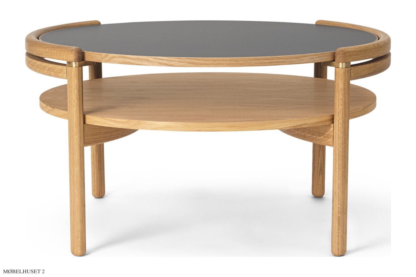 RF1905 Sideways Couchtisch, Eiche ge�lt, Furnier/schwarzes Laminat (wendbar) | Carl Hansen & S�n