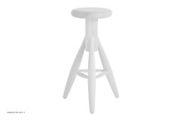 Rocket Bar Stool Barhocker, Eiche wei� lackiert | Artek