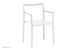 Rope Chair Armlehnstuhl, Lysegr�/natur hamp | Artek