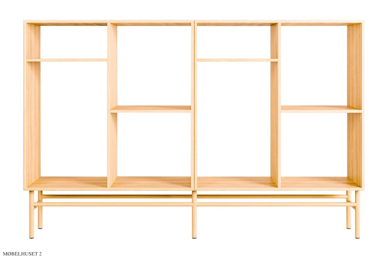 ATBO Rumdeler 2x1H 90 x 140, Ask klar olie
