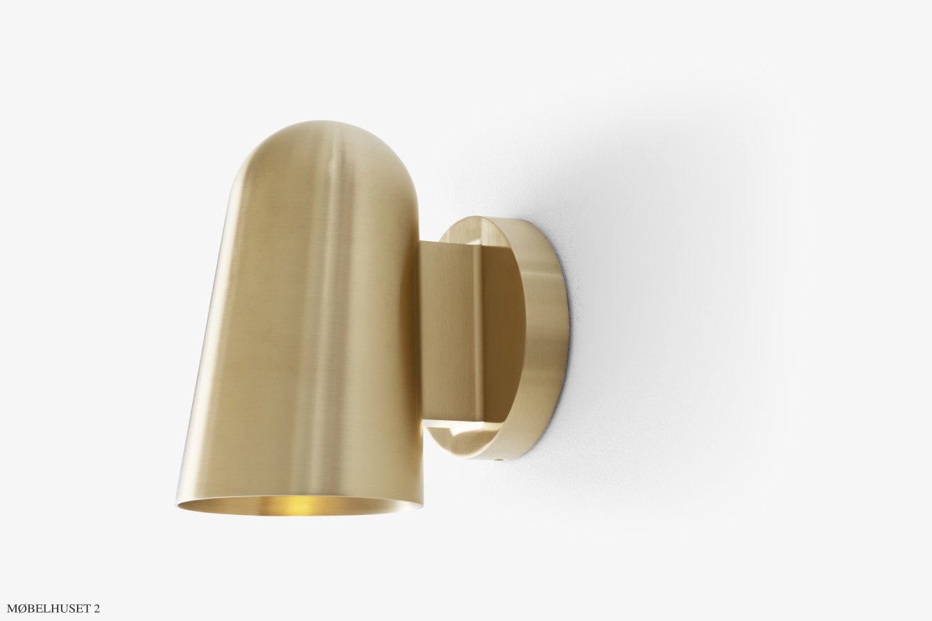 Solid SC105 udend�rs v�glampe, med t�ndt lys | &Tradition