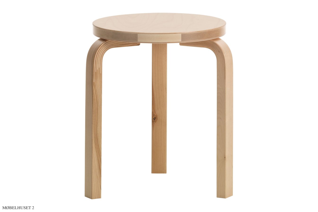 Stool 60 | Natur, Vild birk | Artek